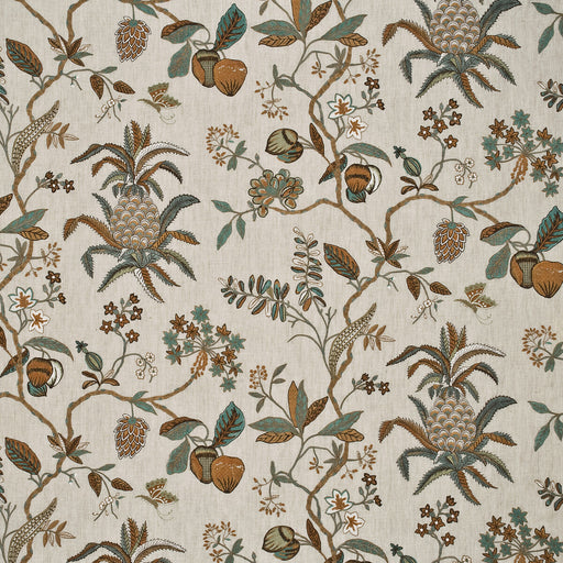 G P & J BAKER - EXOTIC PINEAPPLE LINEN- SAGE/DOVE - Fabric by the Yard SAGE/DOVE