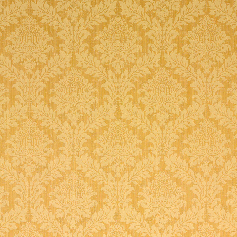 G P & J BAKER - LYDFORD DAMASK- GILT - Fabric by the Yard GILT
