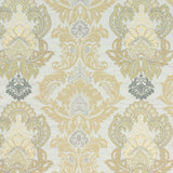 G P & J BAKER - WATERFORD DAMASK- BRONZE/NATURAL - Fabric by the Yard