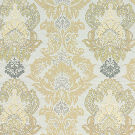 G P & J BAKER - WATERFORD DAMASK- BRONZE/NATURAL - Fabric by the Yard BRONZE/NATURAL