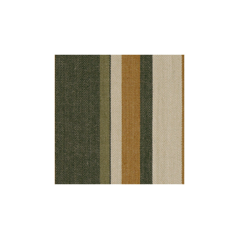 G P & J BAKER - DRUMMOND STRIPE- GOLD/SEPIA - Fabric by the Yard GOLD/SEPIA