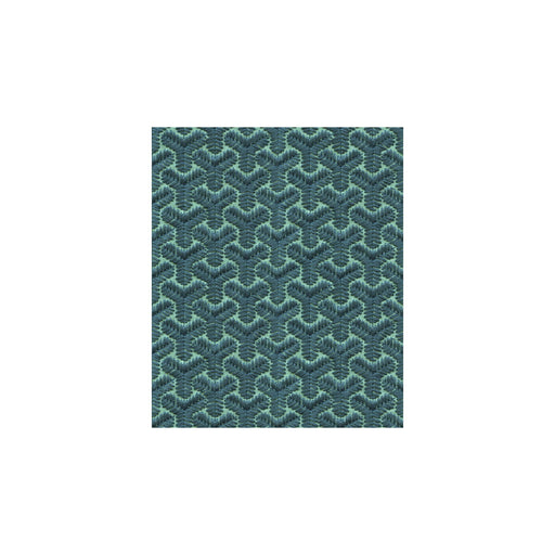 G P & J BAKER - CHENGTUDOOR EMB- BLUE/AQUA - Fabric by the Yard BLUE/AQUA