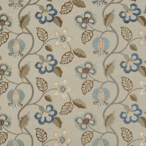 G P & J BAKER - ELVASTON- INDIGO - Fabric by the Yard INDIGO