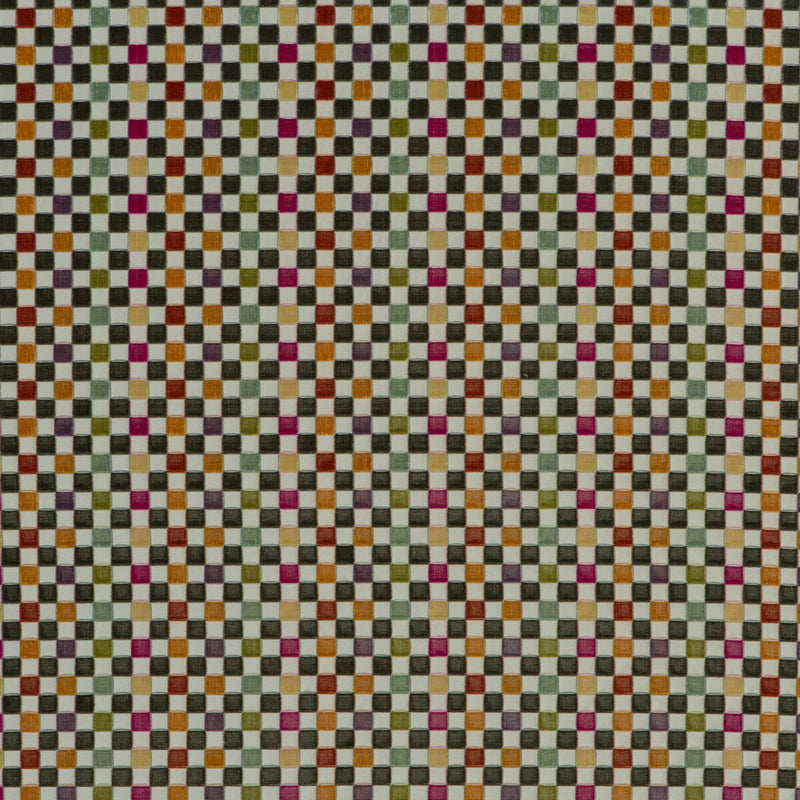 G P & J BAKER - CLARENDON SMALL CHECK- MULTI - Fabric by the Yard MULTI