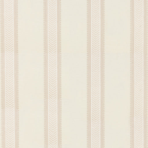 G P & J BAKER - KERRIS STRIPE- IVORY/STONE - Fabric by the Yard IVORY/STONE