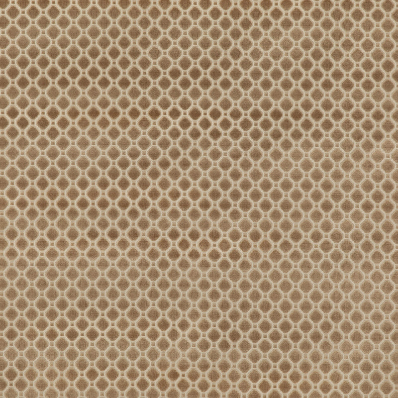 G P & J BAKER - INDUS VELVET- OYSTER - Fabric by the Yard OYSTER