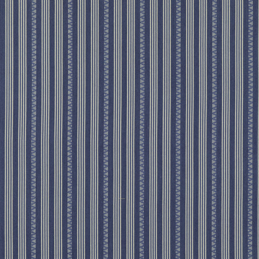 G P & J BAKER - KILIM STRIPE- BLUE - Fabric by the Yard BLUE