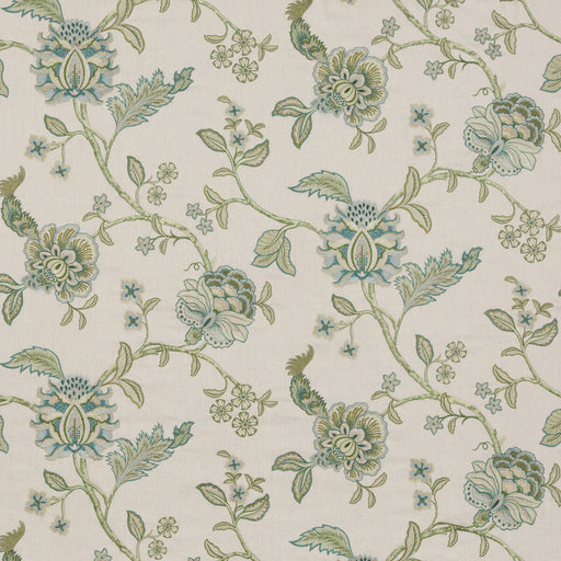 G P & J BAKER - SUDBURY- TEAL - Fabric by the Yard TEAL