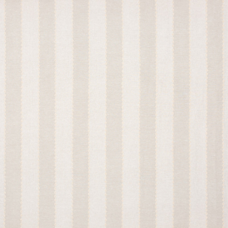 G P & J BAKER - ASHMORE STRIPE- LINEN - Fabric by the Yard LINEN