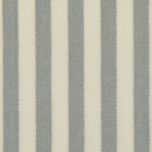G P & J BAKER - ASHMORE STRIPE- BLUE - Fabric by the Yard BLUE