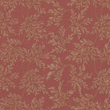 G P & J BAKER - CHELSEA FERN- RED - Fabric by the Yard
