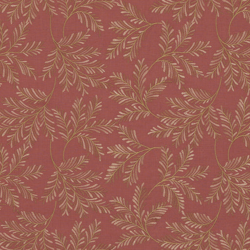G P & J BAKER - CHELSEA FERN- RED - Fabric by the Yard RED