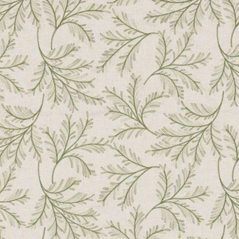 G P & J BAKER - CHELSEA FERN- GREEN - Fabric by the Yard GREEN