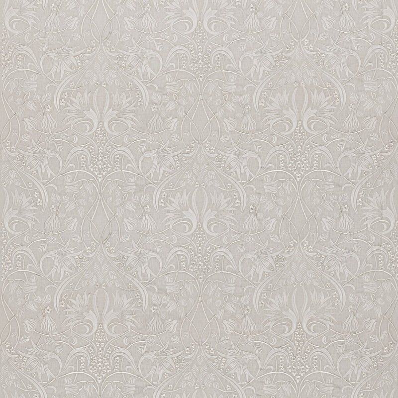 G P & J BAKER - FRITILLERIE EMBROIDERY- IVORY - Fabric by the Yard IVORY