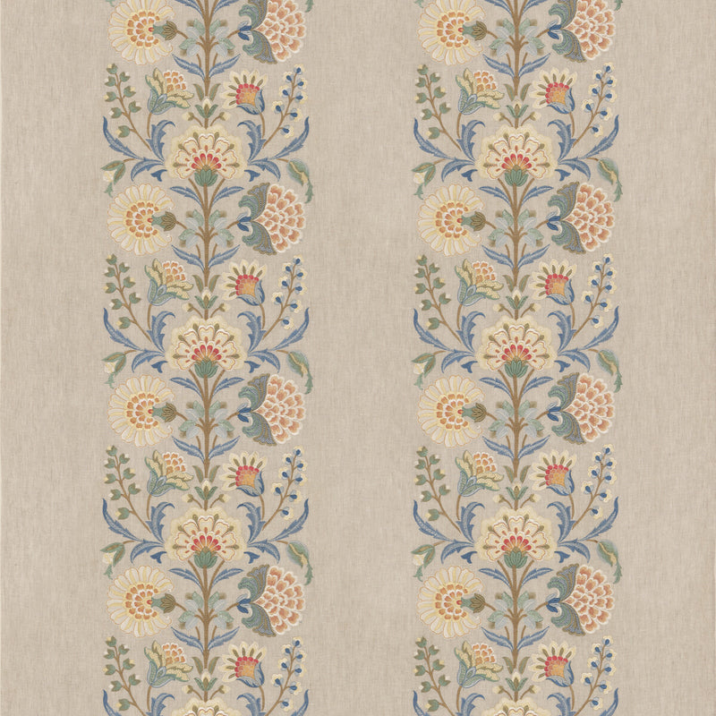 G P & J BAKER - ANNESLEY- BLUE - Fabric by the Yard BLUE