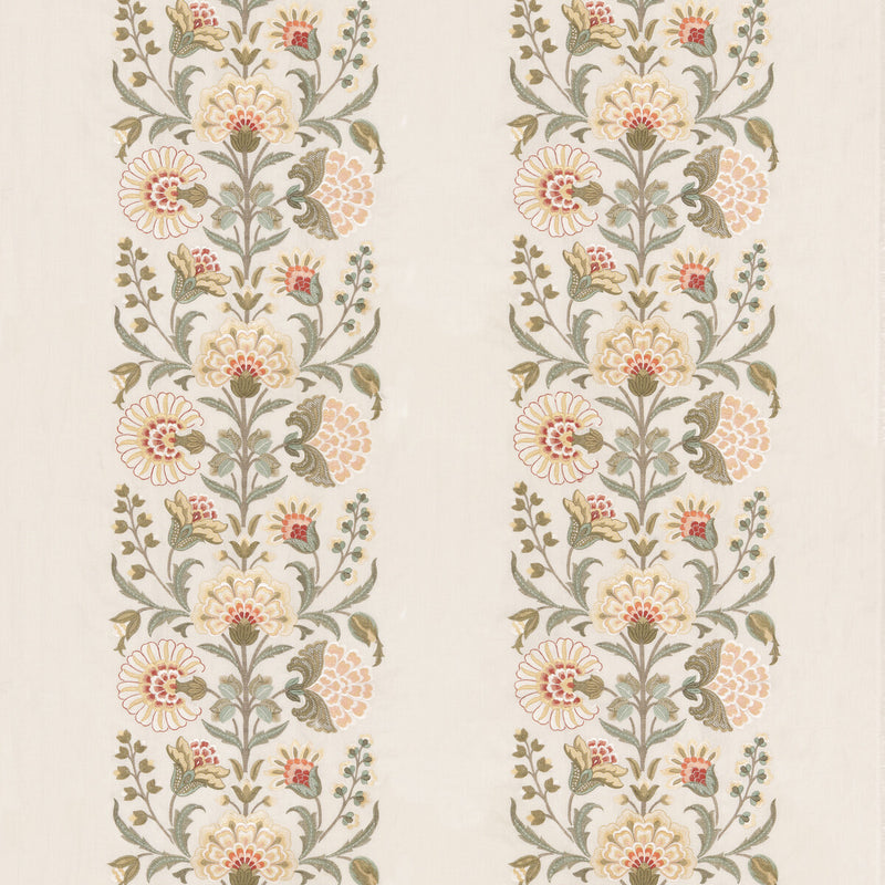 G P & J BAKER - ANNESLEY- CORAL - Fabric by the Yard CORAL