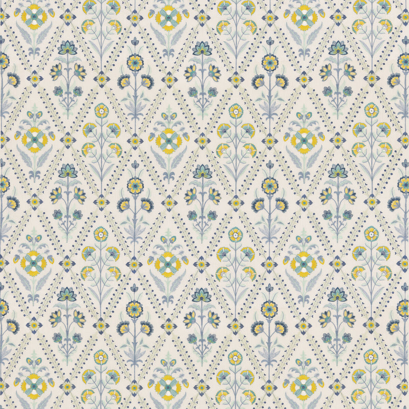 G P & J BAKER - PERRYCROFT- BLUE - Fabric by the Yard BLUE