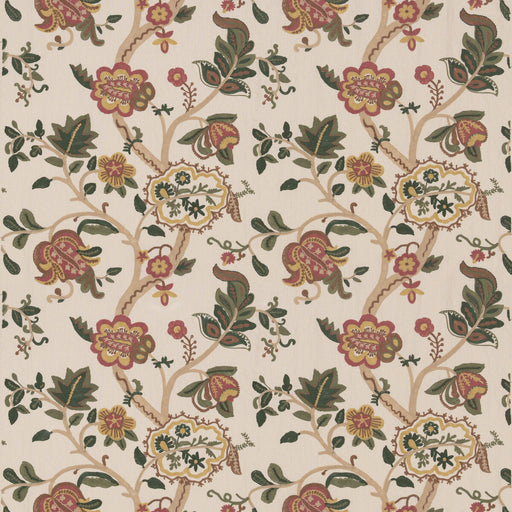 G P & J BAKER - CHEWTON- ROSE/GREEN - Fabric by the Yard ROSE/GREEN