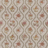 G P & J BAKER - BURFORD EMBROIDERY- RED/BRONZE - Fabric by the Yard