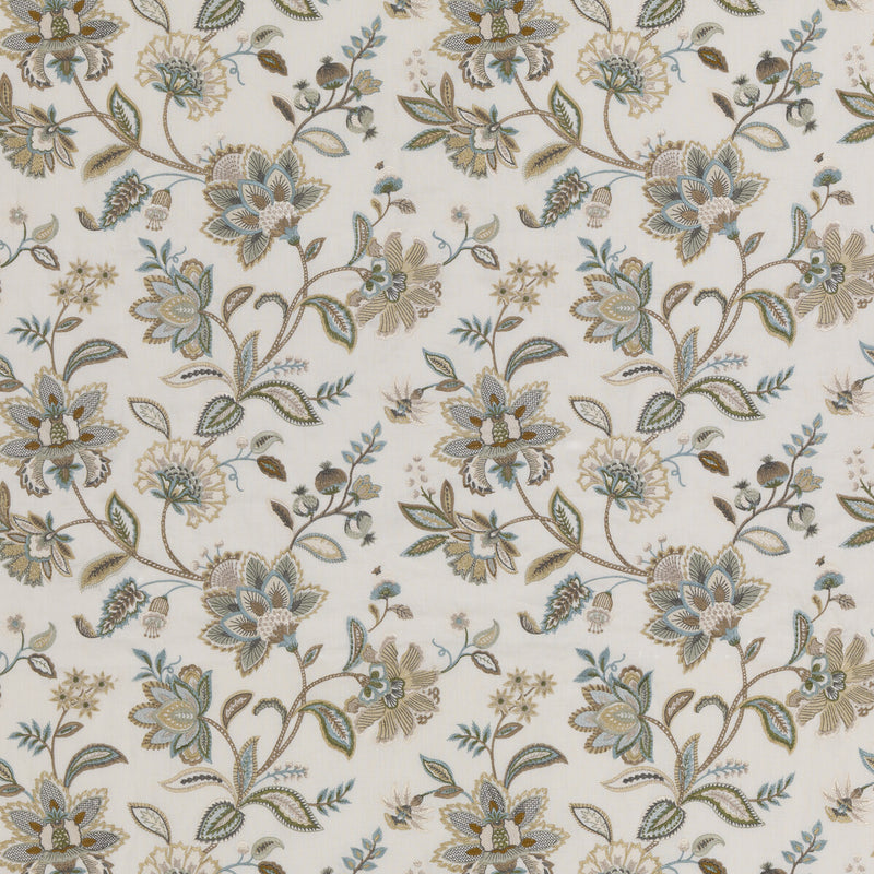 G P & J BAKER - LANGLEY- AQUA - Fabric by the Yard AQUA