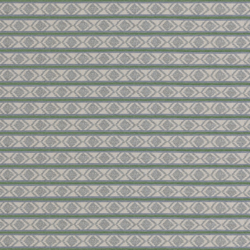 G P & J BAKER - BURFORD STRIPE- BLUE/GREEN - Fabric by the Yard BLUE/GREEN