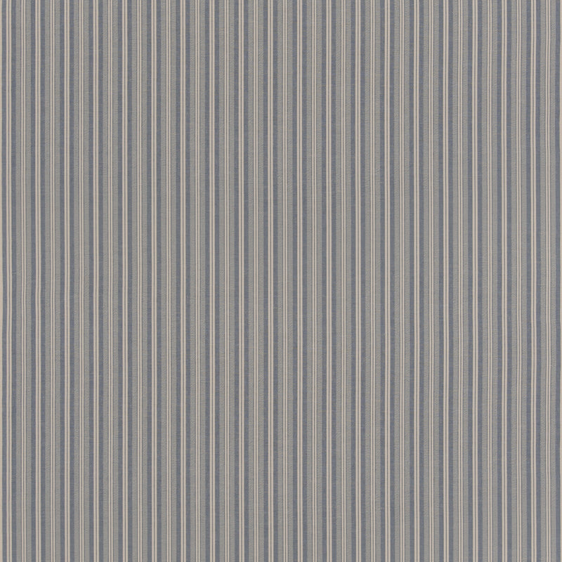 G P & J BAKER - LAVERTON STRIPE- DENIM - Fabric by the Yard DENIM
