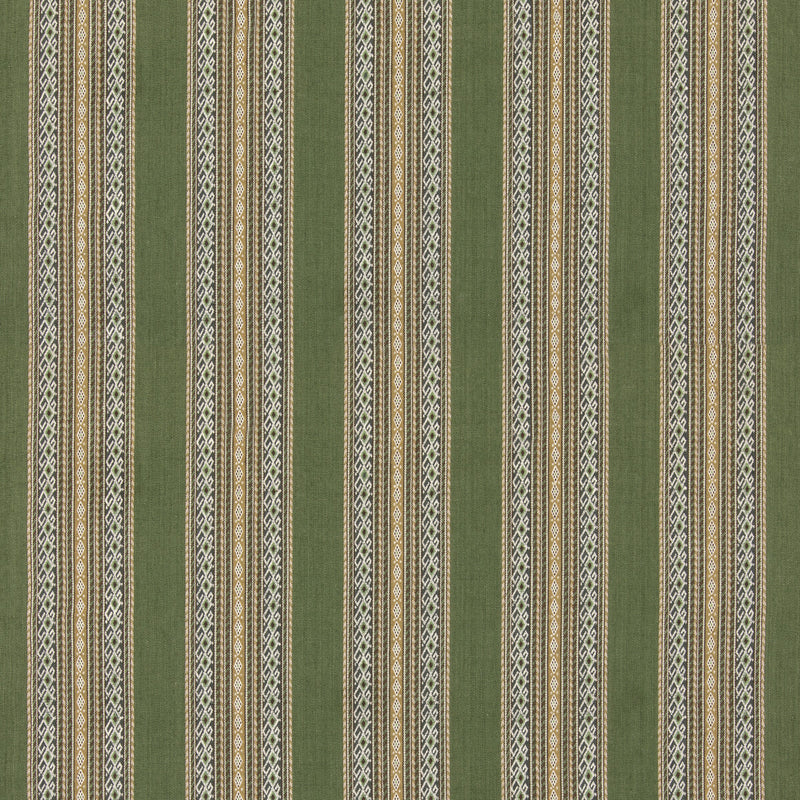G P & J BAKER - WORLDS APART- GREEN - Fabric by the Yard GREEN
