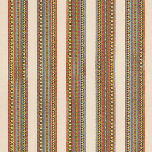 G P & J BAKER - WORLDS APART- AQUA/OCHRE - Fabric by the Yard AQUA/OCHRE