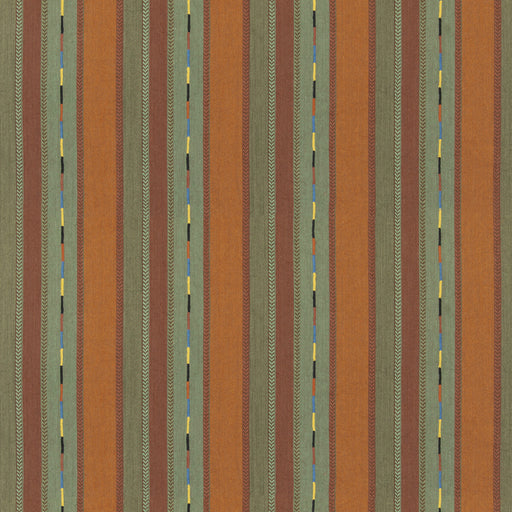 G P & J BAKER - BUNTY- ORANGE/GREEN - Fabric by the Yard ORANGE/GREEN