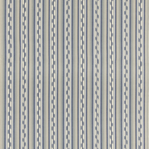 G P & J BAKER - HALKI STRIPE- BLUE - Fabric by the Yard BLUE