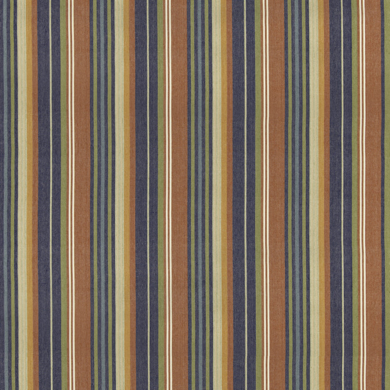 G P & J BAKER - PETRA STRIPE- RED/BLUE - Fabric by the Yard RED/BLUE