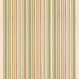 G P & J BAKER - TUDOR STRIPE- RED/GREEN - Fabric by the Yard