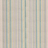 G P & J BAKER - TUDOR STRIPE- GREEN/BLUE - Fabric by the Yard