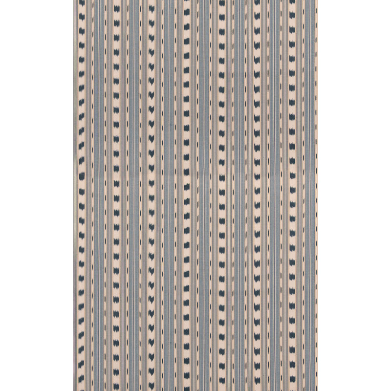 G P & J BAKER - BASIL STRIPE- BLUE - Fabric by the Yard BLUE