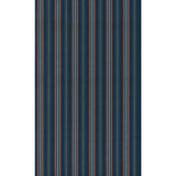 G P & J BAKER - RUFUS STRIPE- INDIGO - Fabric by the Yard