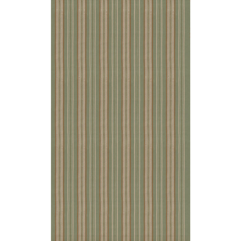G P & J BAKER - RUFUS STRIPE- LEAF - Fabric by the Yard LEAF