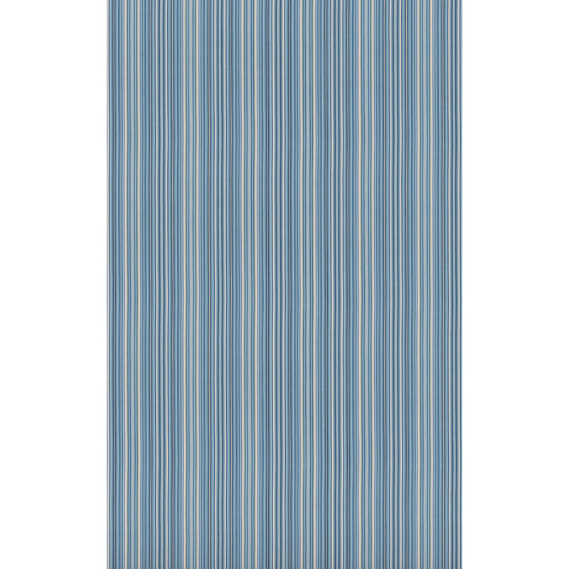 G P & J BAKER - LUNA STRIPE- BLUE - Fabric by the Yard BLUE