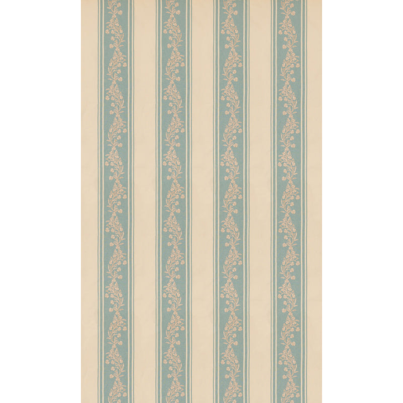 G P & J BAKER - ALDBURY STRIPE- BLUE - Fabric by the Yard BLUE