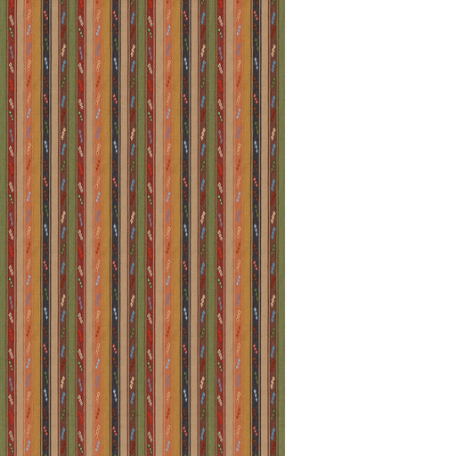 G P & J BAKER - TIP TOE- EARTH/INDIGO - Fabric by the Yard EARTH/INDIGO