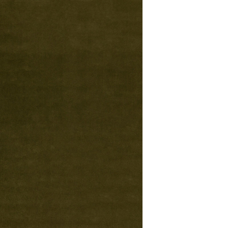 G P & J BAKER - TETBURY VELVET - OLIVE - Fabric By The YARD