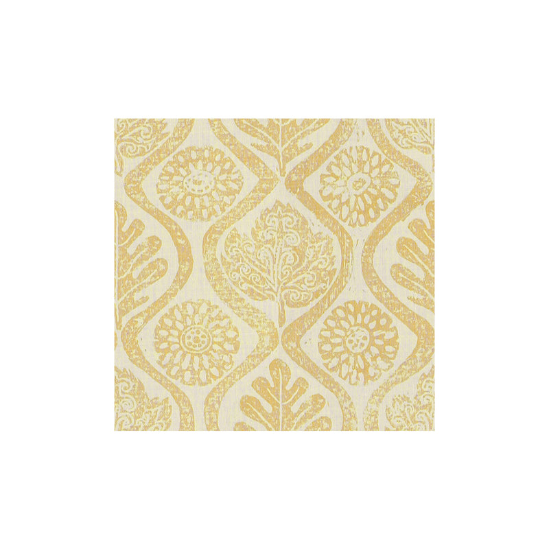 LEE JOFA - OAKLEAVES- YELLOW - Fabric by the Yard YELLOW