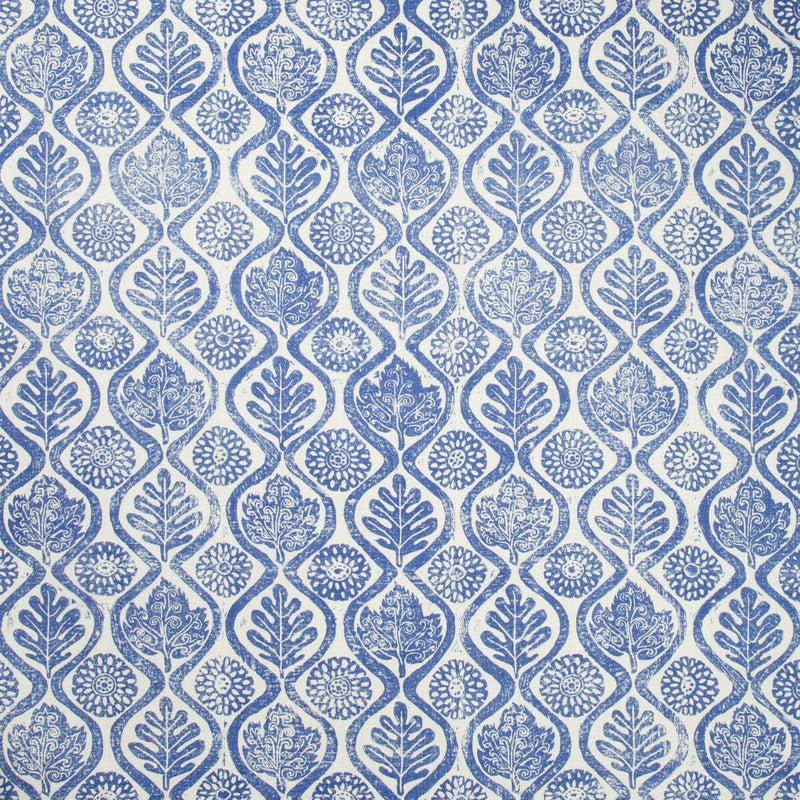LEE JOFA - OAKLEAVES- AZURE - Fabric by the Yard AZURE