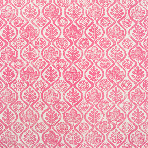 LEE JOFA - OAKLEAVES- FUSCHIA - Fabric by the Yard FUSCHIA