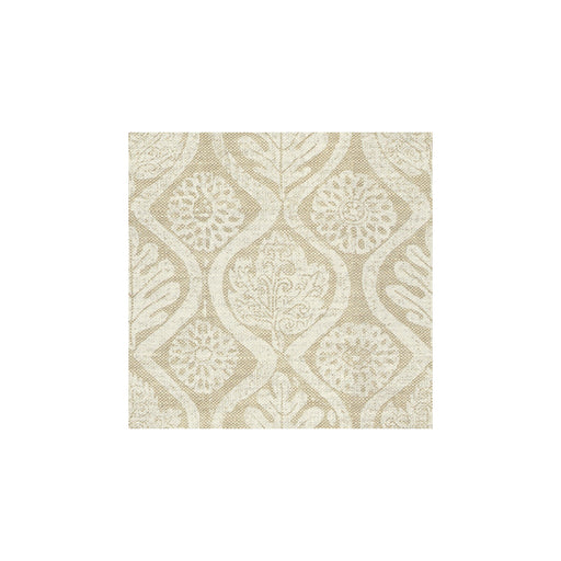 LEE JOFA - OAKLEAVES- WHITE/OAT - Fabric by the Yard WHITE/OAT