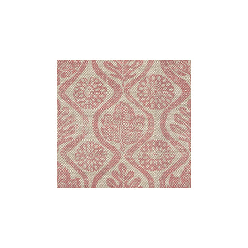 LEE JOFA - OAKLEAVES- PINK/OATMEAL - Fabric by the Yard PINK/OATMEAL