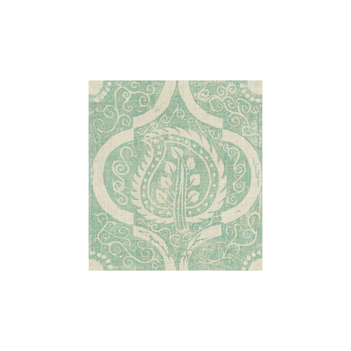 LEE JOFA - PERSIAN LEAF- AQUA - Fabric by the Yard AQUA