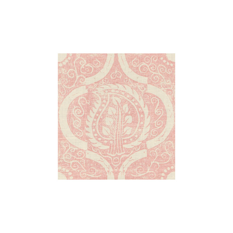 LEE JOFA - PERSIAN LEAF- PINK - Fabric by the Yard PINK