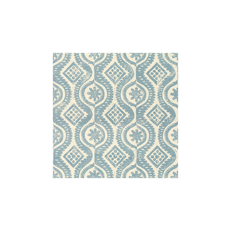 LEE JOFA - DAMASK- BLUE - Fabric by the Yard BLUE