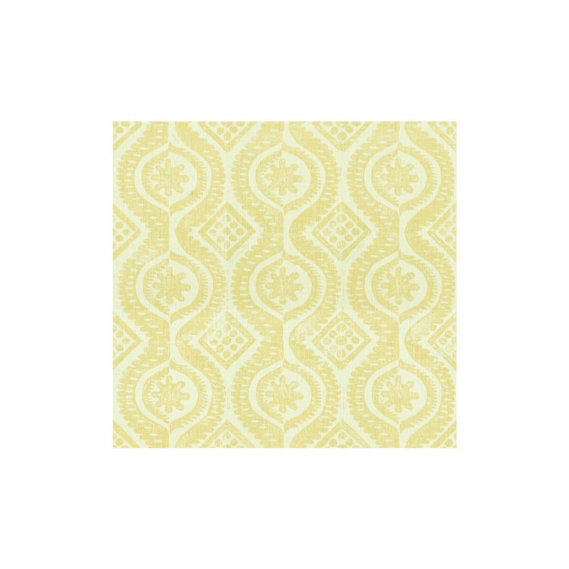 LEE JOFA - DAMASK- YELLOW - Fabric by the Yard YELLOW