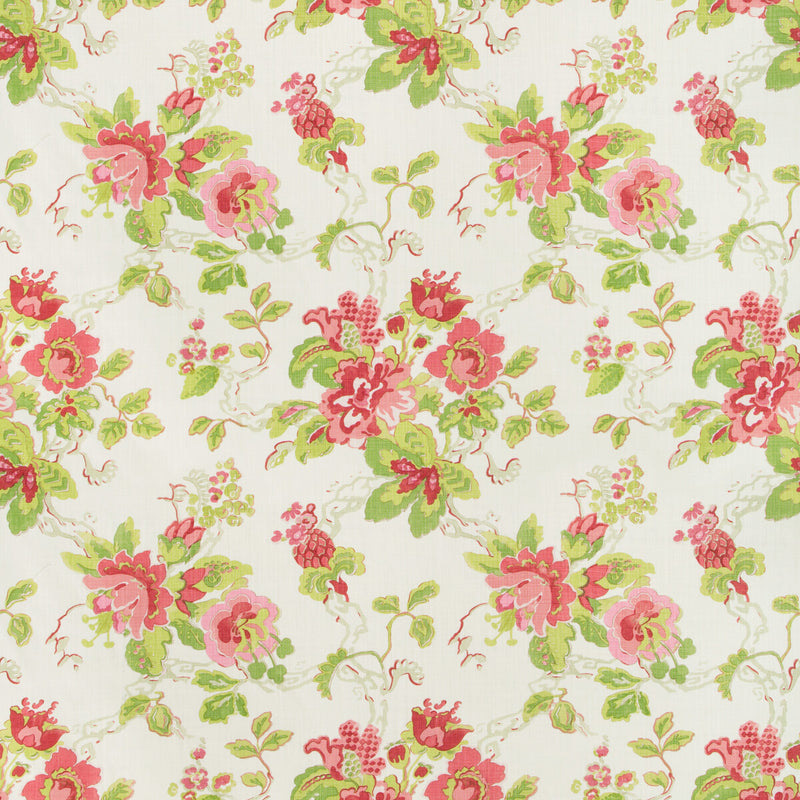 LEE JOFA - PARNHAM- PINK/LIME - Fabric by the Yard PINK/LIME
